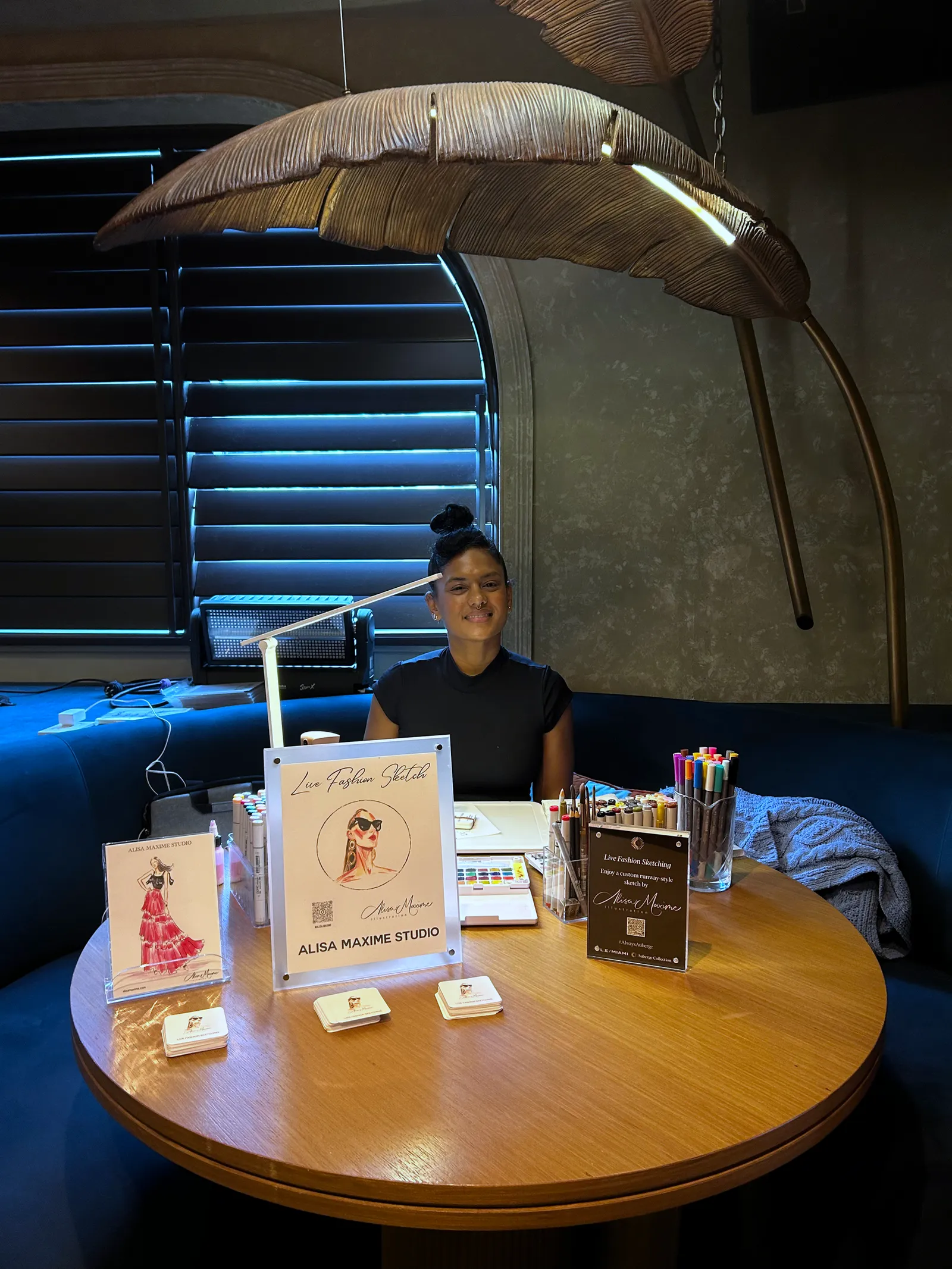 Our table at Harbour Club