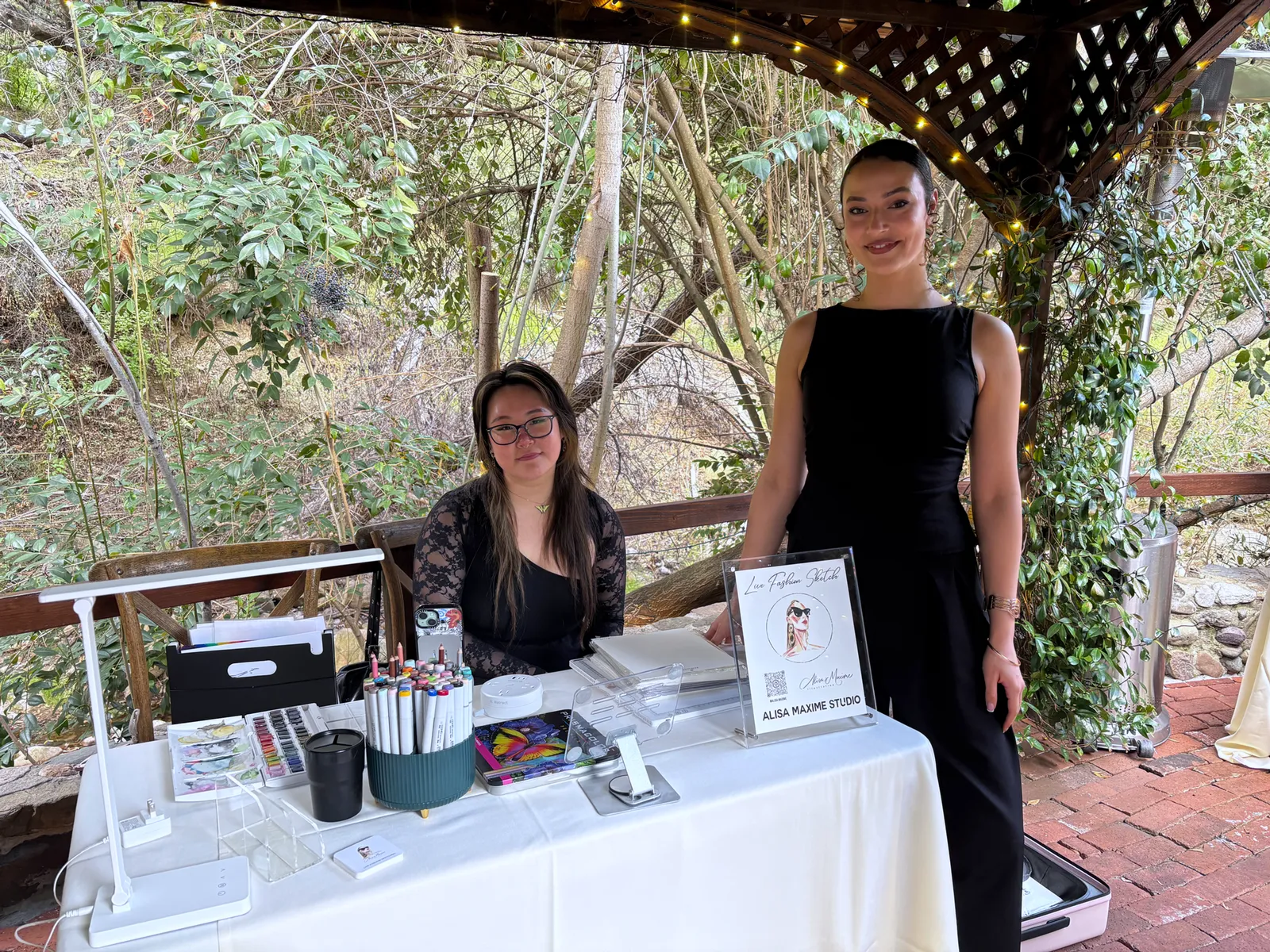 Our table at Inn of the Seventh Ray