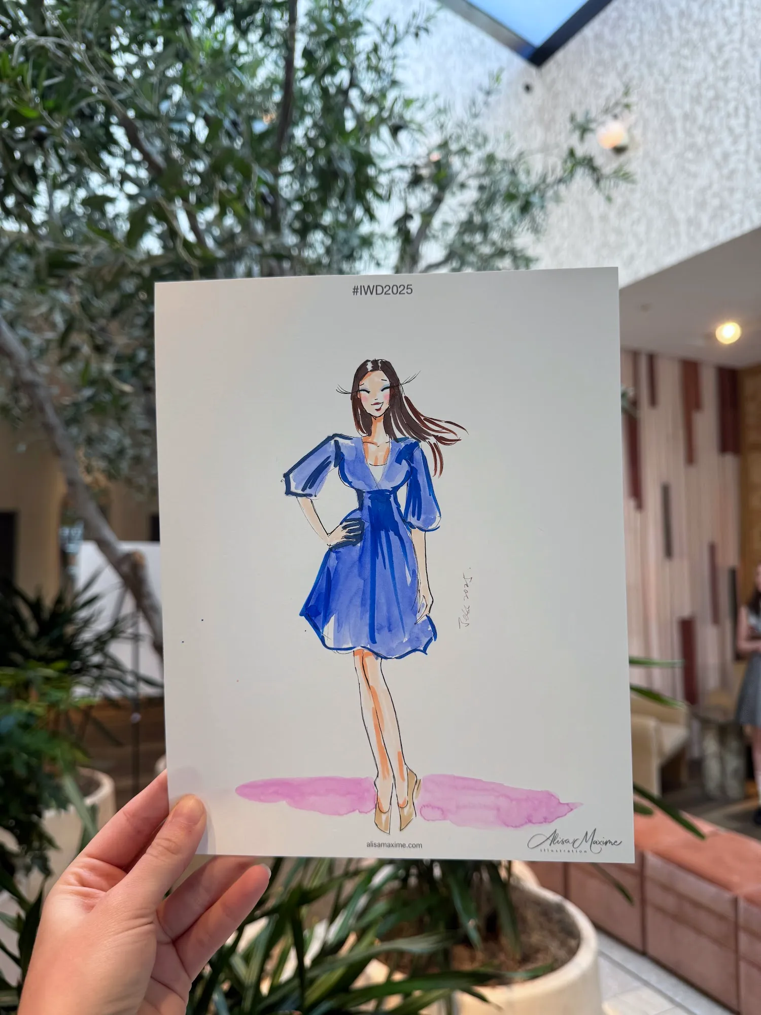 Live sketch from International Women's Day Celebration in Dallas