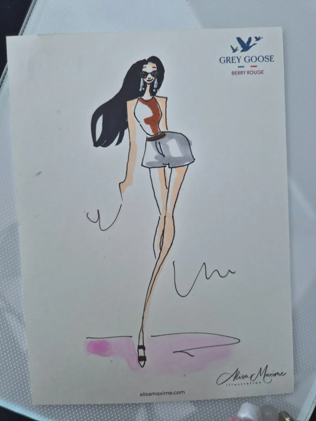 Live fashion sketch 6 from Brand Activation at the Denver Food & Wine Festival