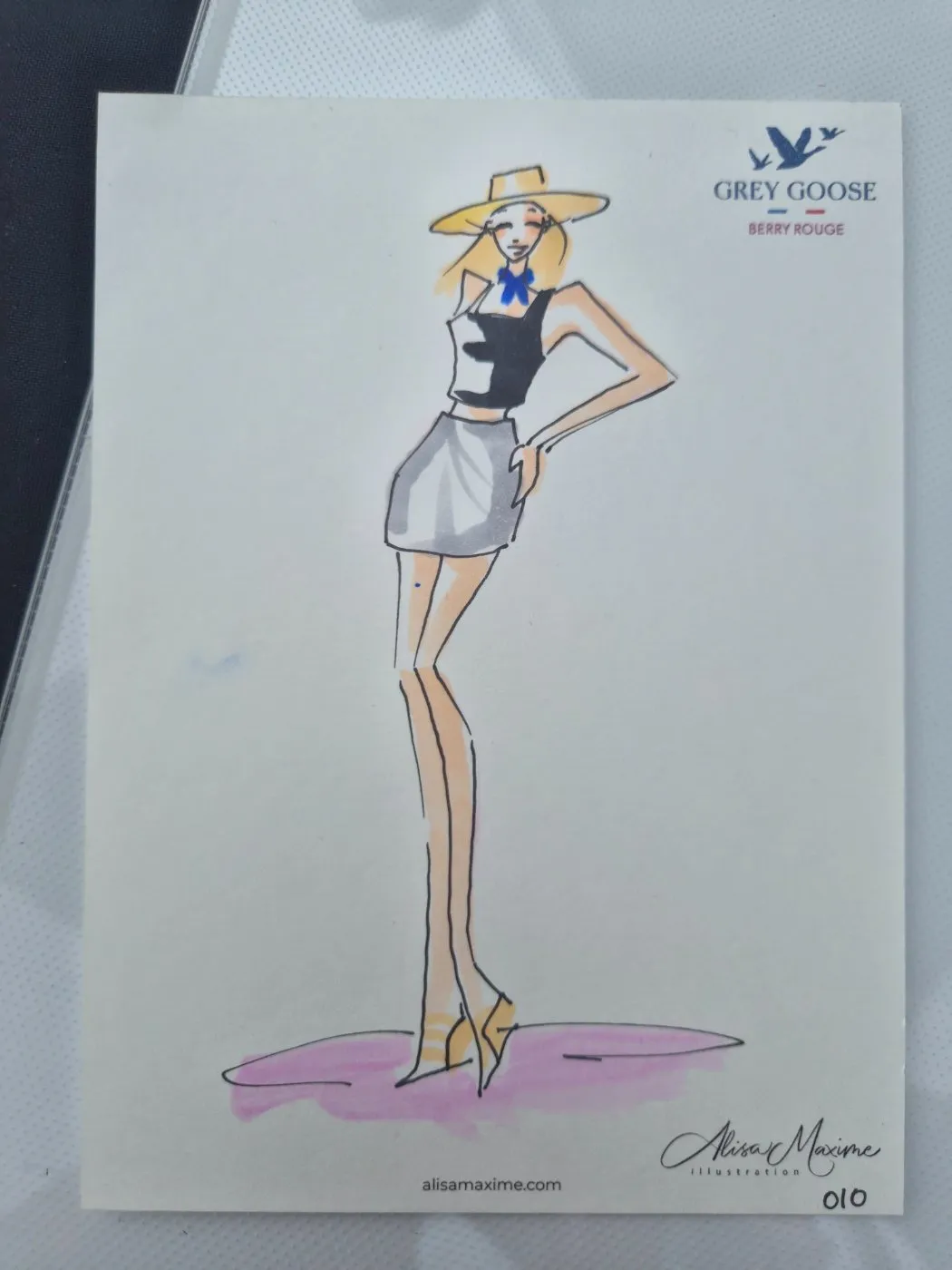 Live fashion sketch 10 from Brand Activation at the Denver Food & Wine Festival