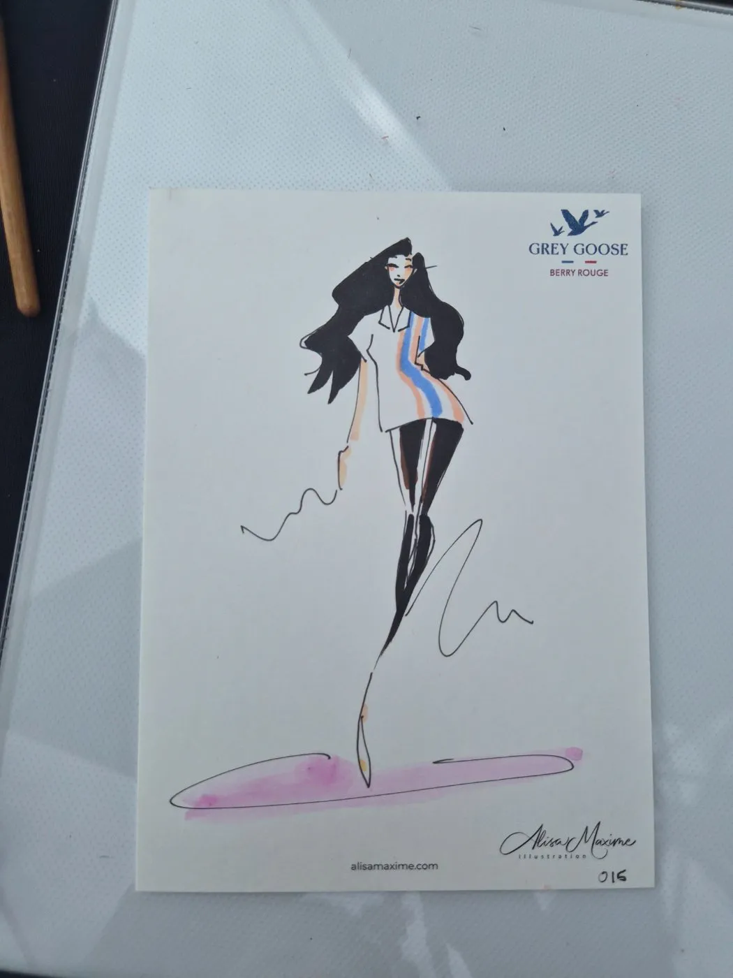 Live fashion sketch 15 from Brand Activation at the Denver Food & Wine Festival