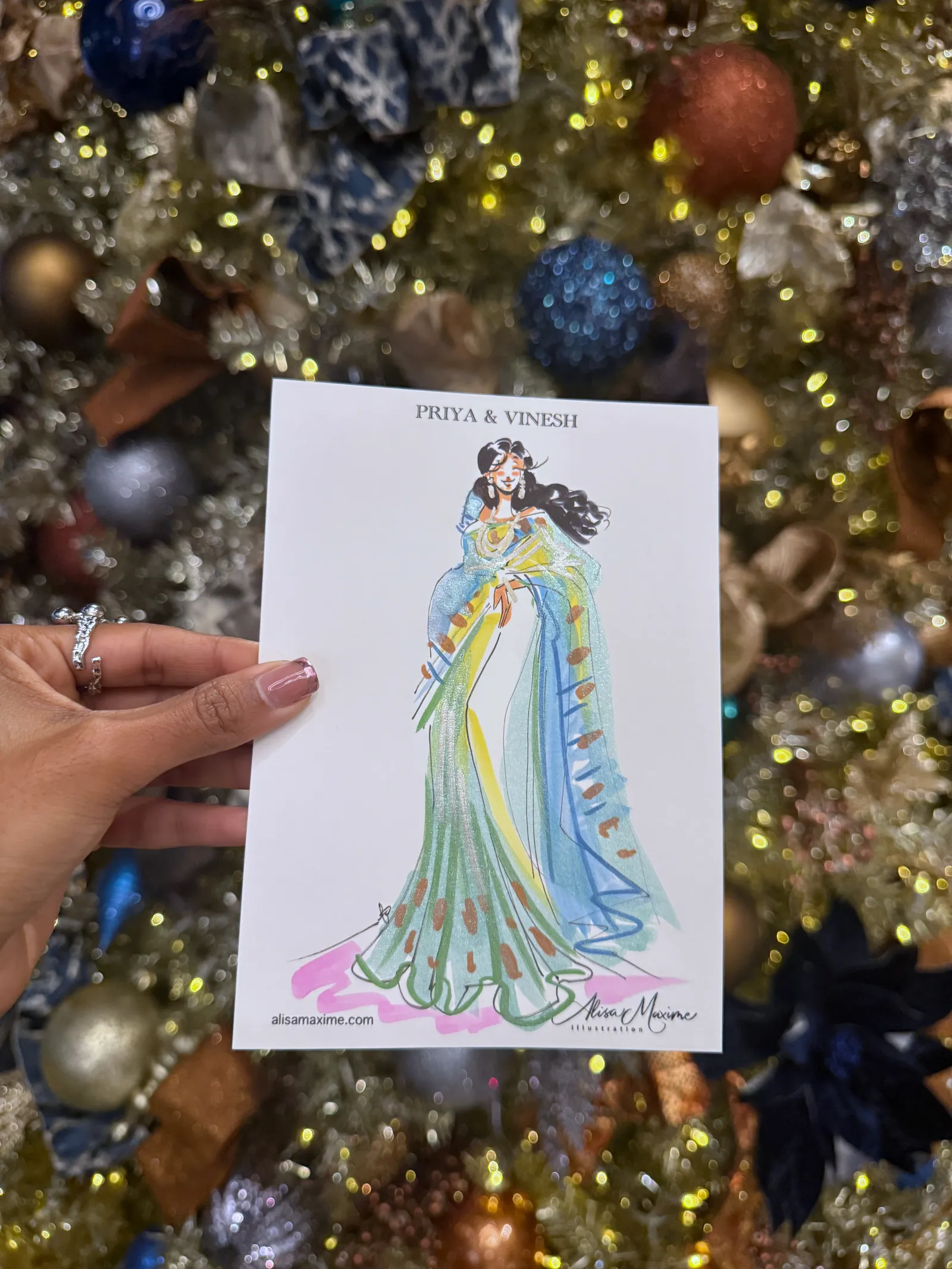 Live fashion sketch 14 from Engagement Celebration at Omni Frisco Hotel, Frisco, Texas