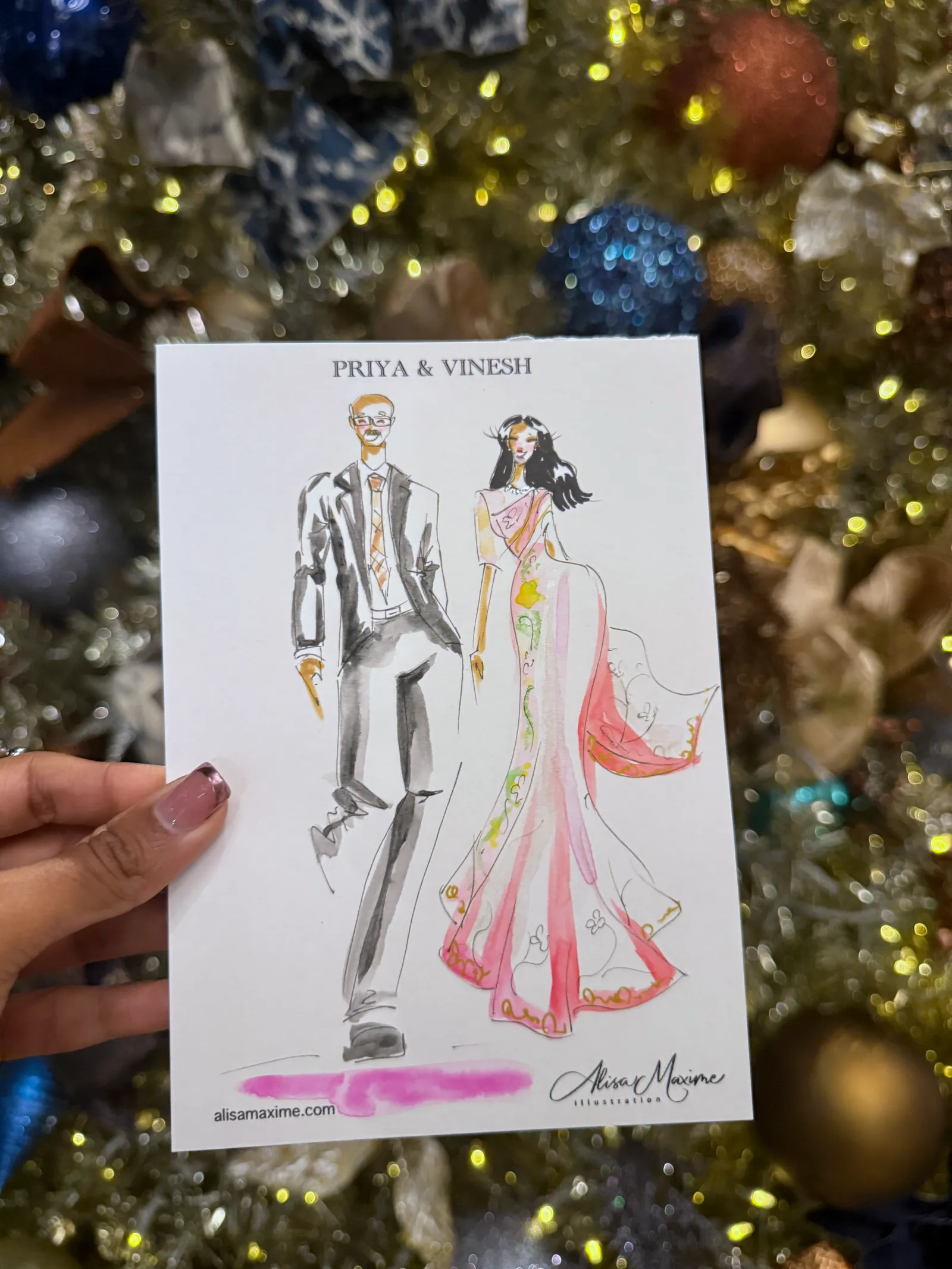Live fashion sketch 9 from Engagement Celebration at Omni Frisco Hotel, Frisco, Texas