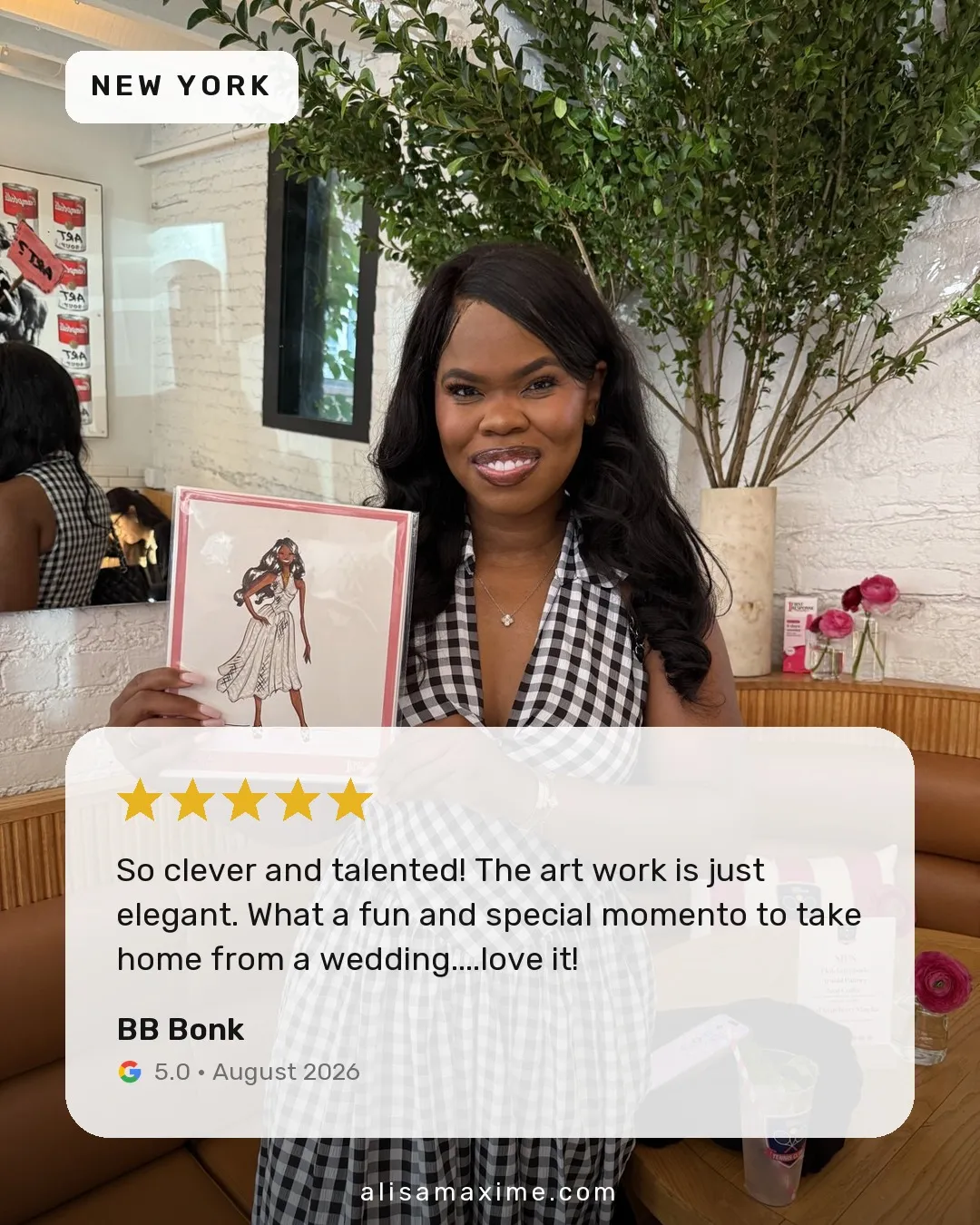 BB Bonk's Google review, on a photo from one of our events