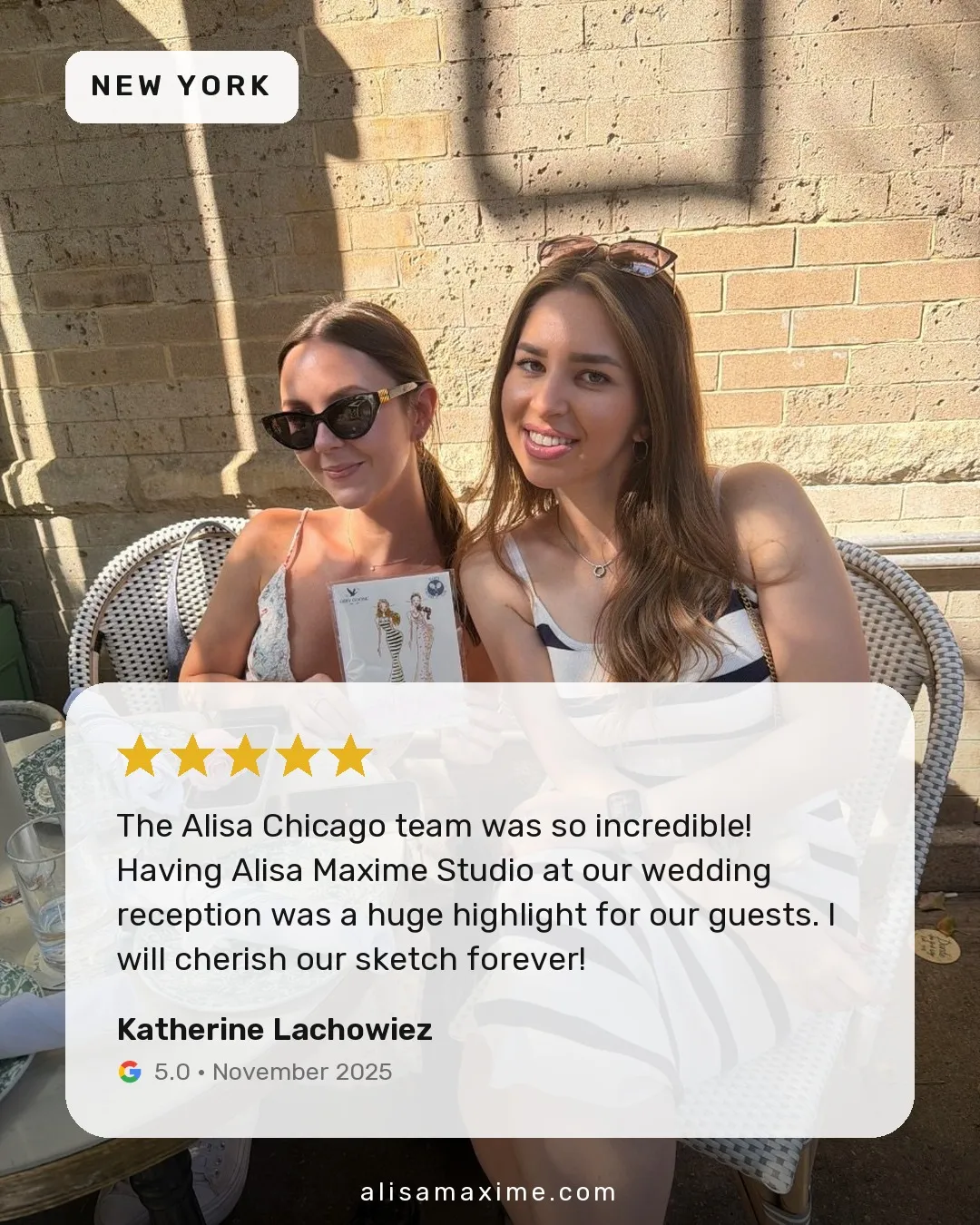 Katherine Lachowiez's Google review, on a photo from one of our events