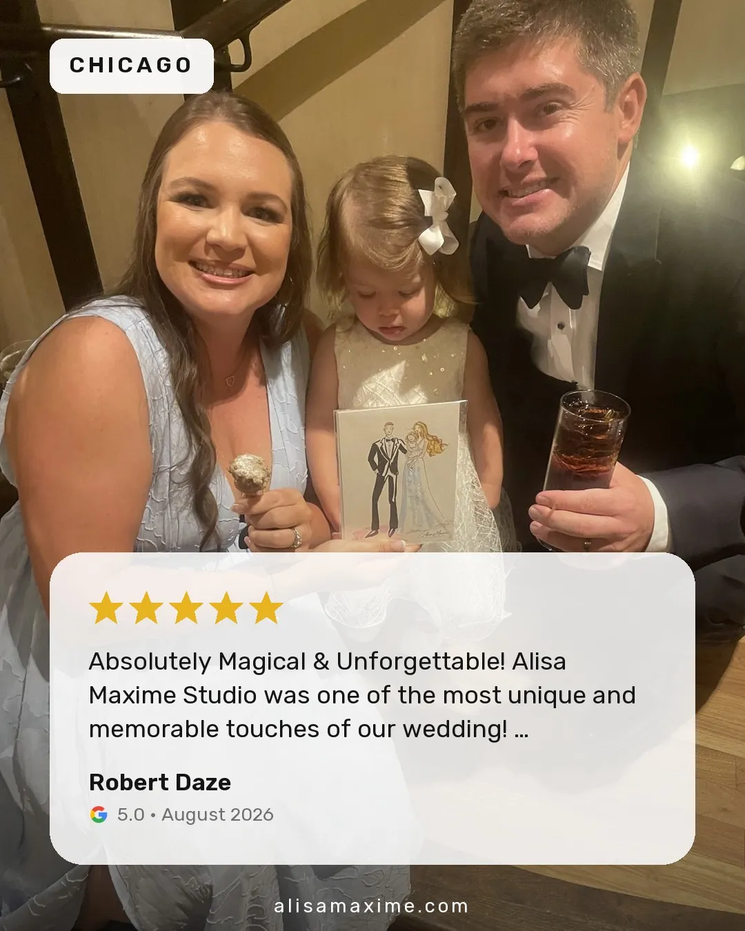 Robert Daze's Google review, on a photo from one of our events