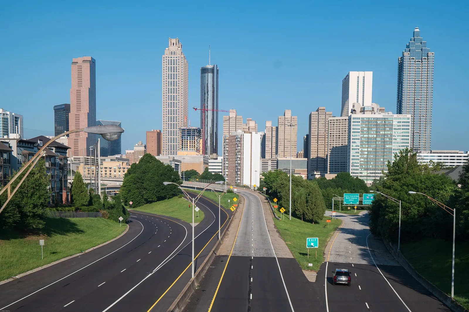The Atlanta skyline