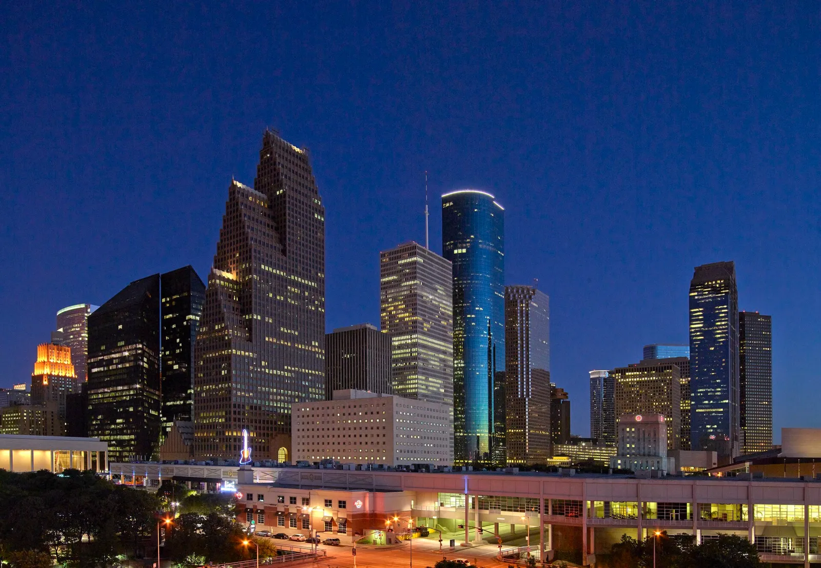 The Houston skyline